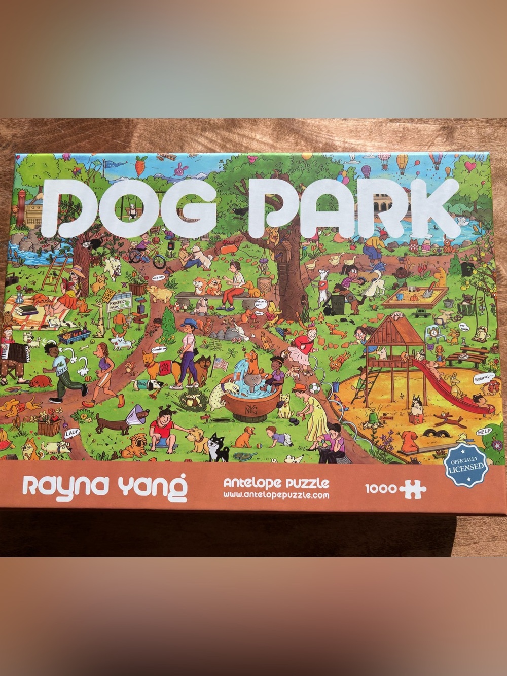 Antelope 'Dog Park' 1000-Piece Jigsaw Puzzle